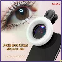 ราคา ToKerNew Universal Selfie Ring Light With 15X Macro Lens For Laptop Phone LED Camera CLIP LIGHT 5-speed fill light (1733132983060432456)