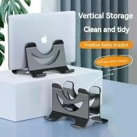 ราคา [COD] Vertical Laptop Stand Heat Dissipation Non-slip Laptop Support Holder Notebook Dock for MacBook iPad Tablet Holder Storage Rack (1733025531103905246)
