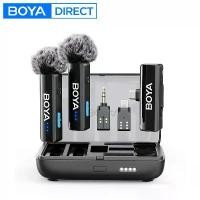 ราคา [COD] BOYA BOYALINK 2 Wireless Lavalier Microphone for iPhone Android DSLR Cameras Smartphone Gaming Youtube Video Recording Streaming (1733355773668329027)