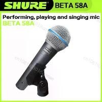 ราคา [COD] SHURE BETA 58A Wired Microphone Dynamic Portable Microphone for Performance Live Party Vocals Karaoke Stage Mic Dropshipping (1733283481097110882)