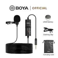 ราคา BOYA BY-M1 Lavalier Microphone ไมค์หนีบปกเสื้อ,ไมค์อัดเสียง,สำหรับมือถือและกล้อง,ไมค์คอมพิวเตอร์ คําแนะนําการขายที่ร้อนแรงในเดือนนี้ (1732744613475485481)