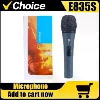 ราคา [COD] E835S E835 Professional Dynamic Vocal Wired Handheld Microphone for Live Streaming Karaoke Stage Performances Studio Recording (1733283106109424994)