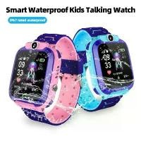 ราคา [COD] Q12 Kids Smart 2G Call Phone Watch Waterproof Mother Children GPS Monitor Boy Girls SOS Child Sports Digital Watches Tracker (1733223034441139554)