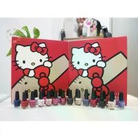 ราคา พร้อมส่งจากไทย OPI mini Hello Kitty nail lacquer calendar ขนาดทดลอง 3.75 ml แยกจากเซ็ต กลิตเตอร์ (1732833833541928110)