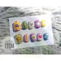 ราคา COD W091 เล็บปลอม​ เล็บปลอมแบบติด เล็บปลอมเจลแท้​ เล็บปลอมแถมกาว​ เล็บ​ Nail​ เล็บปลอมเพ้นท์ลาย​การ์ตูน​ ️ มีกาว+ตะไบแถมฟรีให้ (1733279928108484060)