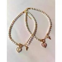 ราคา พร้อมส่งจากไทย Bear n love necklace สร้อยหมีจี้หัวใจตัวอักษร - vadaa.craftroom (1732281799981368560)