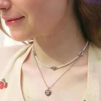 ราคา YVIS X LOOKBOOK Juicy Pearls Necklace สร้อยคอมุกหัวใจ สีเงิน จัดส่งเฉพาะจุด แม็กกี้บาส สร้อยคอ chrome heart jewellery เจน สร้อยยังโอมต้นกล้า (1733219492257236565)