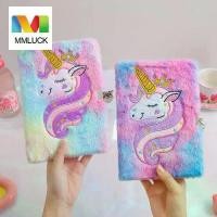 ราคา COD. MMLUCK Creativity Journal Planners Journal Book Note Book Daily Planner Exercise Book School Stationery Note Pad Notebook With Lock Unicorn Plush Notebook Diary Book (1732956843724867416)