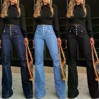 ราคา 2025 Spring European and American Style High Waist Jeans for Women Slim Fit Flared Pants Long Pants In Stock (1733451887232583445)