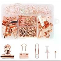 ราคา ชุดเครื่องเขียนสีโรสโกลด์, ขายตรง, 5 ชิ้น, ปากกาลูกลื่น, แผนที่, ดันประทับ, คลิปหนีบกระดาษ, คลิปหนีบโลหะ pen spinner ชุด เครื่อง เขียน ไฟฟ้า (1732834185702966818)