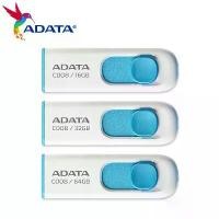 ราคา [COD] ADATA USB 2.0 USB Flash Drive 16GB USB Flash Drive 8GB High Speed USB Disk Pen Drive 64GB C008 32GB Capless Sliding For puter (1733152281430230462)