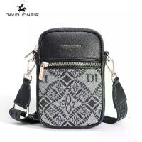 ราคา [COD] David Jones Paris women bag for phone shoulder bag pu leather female crossbody bag (1732619857826711504)