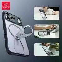 ราคา [COD] Xundd Magnetic Case for iPhone 17 Pro Max 17 Pro 17 Air with 360 Degree Rotating Stand° Matte clear phone case with fully adjustable kickstand. (1733022339256649499)