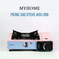 ราคา MYHOME เตาแก๊สปิคนิก รุ่น GS-298 (PINK) รับประกัน 2 ปี มีบริการเก็บปลายทาง (1733444315096843458)
