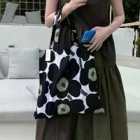 ราคา กระเป๋า Marimekko ของแท้ 100% พร้อมส่งในไทย! ! รีดได้ pink Marimekko tote bag ถุงผ้า ขนาด 44x43cm คลังสินค้า (1732709665443251699)