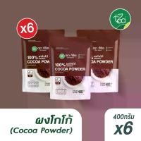 ราคา [แพ็ค 6 ถุง] ผงโกโก้ แท้ สำเร็จรูป Cocoa Dutch Powder ผงช็อคโกแลต โกโก้ โกโก้ผง ผงชงดื่ม ชาไข่มุก 400กรัม/ถุงX6 ตรา ทีอีเอ (1733281975836116477)