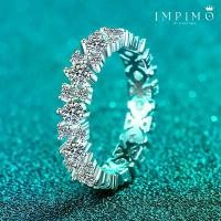 ราคา (All Mos/Total 1.6 CT) แหวนเพชรโมซาไนต์แท้รอบวง Eternity Ring จาก Impimo โดดเด่นด้วยเพชรโมซาไนต์รูปทรง Round Shape น้ำหนักรวม 1.6 กะรัต ชูบนตัวเรือนเงินแท้ 925 ชุบทองคำขาว (1732895007634392160)