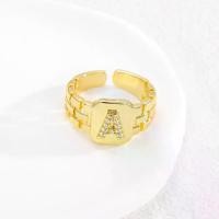 ราคา 20% Off Bestselling Accessories Letter Ring Geometric Strap Copper Inlaid with Zirconia High-end Open Ring Fashion Accessories (1733031940938499625)