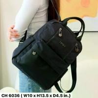 ราคา Lingky กระเป๋าเป้สะพายหลัง+ถือก็ได้ ผ้าไนลอนเกรดพรีเมียม น้ำหนักเบา และกันน้ำ ขนาด10 นิ้ว มี5ซิป+2ช่องข้าง (CH 6036) （Hot sale） (1733026080342639637)