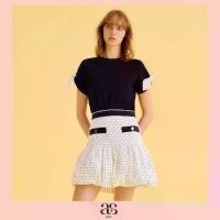 ราคา [asv ss25] Lillian T-Shirt เสื้อยืดผู้หญิง แขนสั้น ดีเทลผูกปมที่แขนเสื้อ แต่งกระดุมคล้องห่วงด้านหลัง (1732611208050476752)