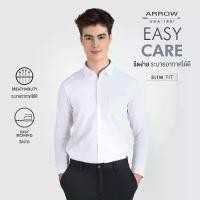 ราคา [ส่งฟรี] ARROW EASY CARE SHIRT - สวมใส่สบาย ดูแลรักษาง่าย- เสื้อเชิ้ตสีขาว ทำงานแขนยาว ทรง SLIM FIT รหัส MACS758W2BRWH (1733272727394485392)
