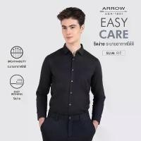 ราคา [พร้อมส่ง] ARROW EASY CARE SHIRT -ดูแลรักษาง่าย สวมใส่สบาย- เสื้อเชิ้ตสีดำ ทำงานแขนยาว ทรง SLIM FIT รหัส MACS758W2BRBL (1733225113285133456)