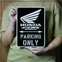 ราคา ป้ายที่จอดมอเตอร์ไซค์ ป้าย PARKING ONLY Big Bike พร้อมโลโก้แบรนด์ และ ชื่อรุ่น (1733129557885159353)