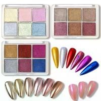ราคา เพ้นท์เล็บ ผงกระจกวิเศษแข็งหกสีของแข็งท้องถิ่นผงทองผงออโรร่าเล็บผงกระจกวิเศษ6สีผงกระจกวิเศษแข็ง 6 สี ตะปู ผงแข็ง กระจกไทเทเนียมผง แป้งทาเล็บ Nail Powder ที่ ดัด ขน ตา อายไลเนอร์ หัวปั้ม (1732789303268