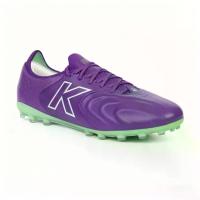 ราคา รองเท้าฟุตบอลหนังจิงโจ้แท้ สไตล์สปอร์ต MG สีม่วง มีกระดุม MG futsal shoes (1733349614132037101)