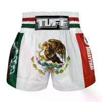 ราคา TUFF Muay Thai Shorts Boxing Shorts กางเกงมวยไทย TUFF รุ่น Traditional Style ลายธงชาติประเทศเม็กซิโก "Mexico Eagle" (1733295046181291458)
