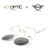 ราคา KT OPTIC แว่นตา MINI รุ่น M51051-002 CLIP ON ทรง Oval กรอบ Silver วัสดุ Titanium Alloy น้ำหนักเบา พร้อมคูปองส่วนลดเลนส์ 55% (1732711200858539361)