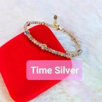 ราคา Time Silver:กำไลพระคำตัดลาย สามกษัตริย์ ตัวเรือนเงินเเท้925 ชุบทองหนา 3 ไมครอน (1731947202381252727)
