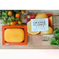 ราคา COD. สบู่ส้มแครอท Skincare Orange&Carrot Soup ยี่ห้อ นันธการ์ 80 กรัม จำนวน 1 ก้อน มีอย. ล้างเครื่องสำอางค์หมดจด (1732522750499522370)
