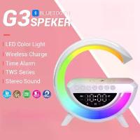 ราคา ลำโพงบลูทูธ, 4 in 1 RGB, ที่ชาร์จไร้สาย, นาฬิกา, มัลติฟังก์ชั่น, ไฟรอบข้าง, การชาร์จไร้สายแบบพกพา, ลำโพง BT ขาตั้งโทรศัพท์ พร้อม ลําโพงบลูทูธ air m3 bluetooth shower speaker best (1732507850034349822)