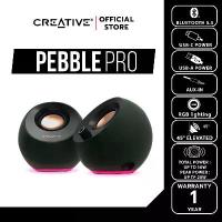 ราคา CREATIVE SPEAKER PEBBLE PRO ลำโพง 2.0 บูลทูธ 5.3 สีดำ เชื่อมต่อผ่าน USB-C พร้อมไฟ RGB (1733382077106390614)