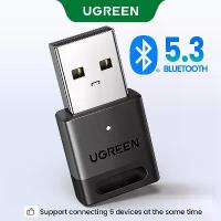 ราคา Ugreen USB Bluetooth 5.3 dongle ADAPTER FOR PC SPEAKER Wireless Mouse Keyboard Music Audio Receiver Transmitter Bluetooth Model: 35995 (1733322135931356630)