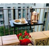 ราคา โต๊ะแขวนระเบียงพับได้ บาร์แขวนระเบียงเอนกประสงค์ Balcony table รุ่นอะลูมิเนียม (1732866132354500305)