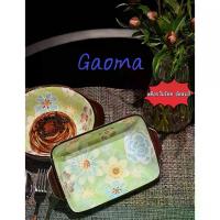 ราคา [COD] [tiktok]Gaoma Collection Brown Flower Pattern, Ceramic Cups, Cups with Handles, Baking Cups, Square Cups, Table Decorations, Cute Cups (1732971884776162732)