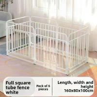 ราคา กรงแมวและสุนัข รั้วในร่มที่ปลอดภัยและป้องกันการวิ่ง ขนาด 160x80x100cm สำหรับแมวและสุนัข ดูแลสัตว์เลี้ยงของคุณและทำให้คุณมีความสุข! คอนดิชั่น ไม้ ที่นอน เตียง คอก เบาะ สัตว์เลี้ยง สินค้า toy (173309379