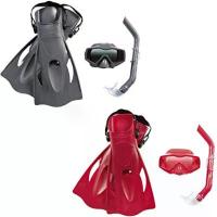 ราคา Bestway ชุดหน้ากากดำน้ำ+ตีนกบ Toy Smart สีดำและแดง ตีนกบฟรีไซส์ ขนาด US 2-5 EUR 34-47 เหมาะสำหรับกีฬาดำน้ำดูประการัง (1732446787204384672)