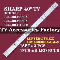 ราคา ใหม่ 3 ชิ้น/เซ็ต LC-40LE280X LC-40LE185M LC-40LE380X SHARP 40 INCH LED TV BACKLIGHT (โคมไฟทีวี) 40LE280X 40LE185M LC-40LE280 RUNTKB473WJ-M50Z-M คําแนะนําผลิตภัณฑ์ใหม่ของเดือนนี้ (1732625686692988906)