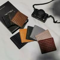 ราคา super slim wallet intrecciato กระเป๋าสตางค์สานหนังแท้ กระเป๋าตังค์สานหนังแท้ แบรนด์ klaas (1729512782581500645)