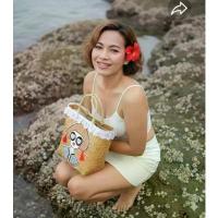 ราคา กระเป๋าสานกระจูดขนาด 10*10 นิ้ว งานผู้หญิง วัยรุ่น สุดฮิต สไตล์ วินเทจ sling bag phone wallet แบรนด์ เนม แท้ สั่งเลย พร้อม ส่ง ราคา ถูก คุณภาพ เต็ม ร้อย เเฟชั่น ผู้หญิง (1733083664025683671)