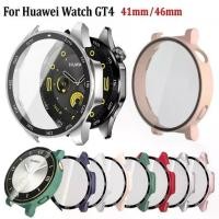ราคา ฝาครอบกระจกนิรภัยแบบแข็ง PC คลุมเต็มรูปแบบ, สำหรับเคส Huawei Watch gt 4, ป้องกันแบบเต็มตัว, เคส Huawei gt4, ตัวป้องกันหน้าจอ GT4 ชุบด้วยไฟฟ้า, สำหรับเคส Huawei Watch gt4, ฝาครอบกันชน GT 4 (17301837401