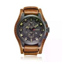ราคา CURREN Men's Watch 8225 Calendar Watch Waterproof Quartz Leather Strap Watch Export Watch (1733038629718034062)