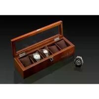ราคา ไม้แท กล่องนาฬิกา 5 เรือน กล่องใส่นาฬิกา Watch Box กล่องของขวัญ (1733190193859167595)