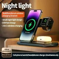 ราคา 【COD】4 - in - 1 wireless charging station สําหรับโทรศัพท์ (iPhone 17, 16, 15, 14, 13) และนาฬิกา (Apple Watch 11, 10, 9) แม็ก เซฟ ไอโฟน ของ แท้ หัว ชาร์จซัมซุง 56 5 ที่ เก (1733056472192615628)