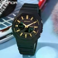 ราคา Casual Unisex Watch, SANDA 6016, Sports Watch, Fashion, Luxury Digital Quartz, Waterproof, New Arrival นาฬิกา ขายดี (1733331599014332249)