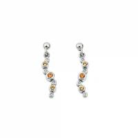 ราคา PAILIND ต่างหูเงินแท้ 925 ประดับเพชรและพลอยเนื้อแข็ง YELLOW SAPPHIRE / ORANGE SAPPHIRE (1732869329712612610)
