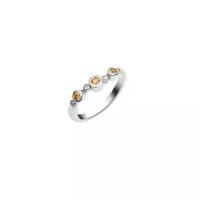 ราคา PAILIND แหวนเงินแท้ 925 ดีไซน์คลาสสิค ประดับเพชรและพลอยเนื้อแข็ง YELLOW SAPPHIRE / ORANGE SAPPHIRE (1732869703920485634)